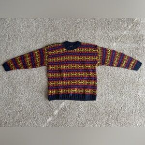 Multicolor Patterned Women's Sweater